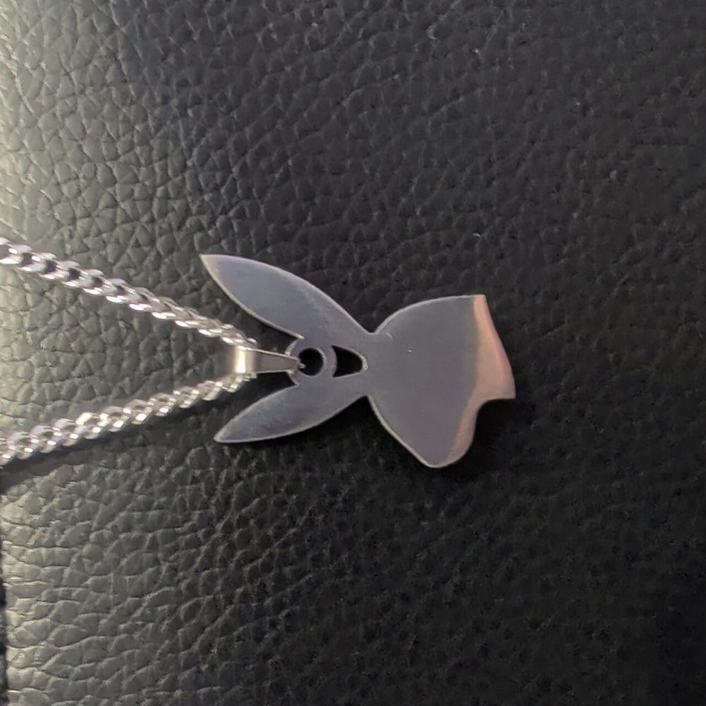 3/$15 Playboy stainless steel necklace